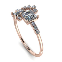 Princess Cut Mix Diamond Ring - Mya No. 2 image 1