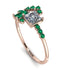 Princess Cut Mix Diamond Ring - Mya No. 17 image 1