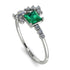 Princess Cut Mix Emerald Ring - Mya No. 6 image 1