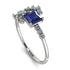 Princess Cut Mix Sapphire Ring - Mya No. 15 image 1