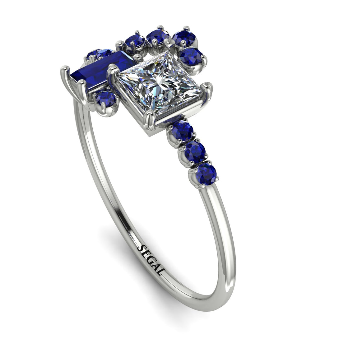 Princess Cut Mix Diamond Ring - Mya No. 63
