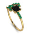 Princess Cut Mix Black Diamond Ring - Mya No. 22 image 1