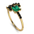 Princess Cut Mix Emerald Ring - Mya No. 34 image 1