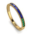 Emerald Cut Sapphire Milgrain Eternity Ring - Teagan No. 28 image 1