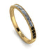 Emerald Cut Diamond Milgrain Eternity Ring - Teagan No. 31