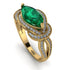 Milgrain Marquise Emerald Engagement Ring - Marley No. 4 image 1