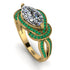 Milgrain Marquise Diamond Engagement Ring - Marley No. 16