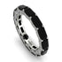 Eternity Emerald Hidden Black Diamonds Band - Ember No. 9 image 1
