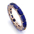 Eternity Emerald Hidden Sapphires Band - Ember No. 14 image 1