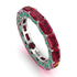 Eternity Emerald Hidden Rubys Band - Ember No. 26 image 1