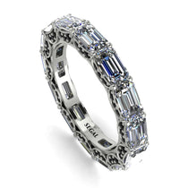 Eternity Emerald Hidden Diamonds Band - Ember No. 33 image 1
