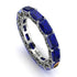 Eternity Emerald Hidden Sapphires Band - Ember No. 45 image 1
