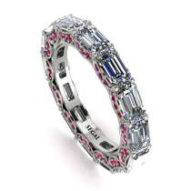 Eternity Emerald Hidden Diamonds Band - Ember No. 48 image 1
