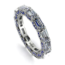Eternity Emerald Hidden Diamonds Band - Ember No. 63 image 1