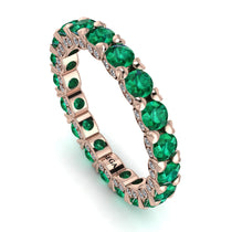 Glamorous Emerald Eternity Ring - Paige No. 5 image 1