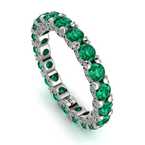 Glamorous Emerald Eternity Ring - Paige No. 6 image 1