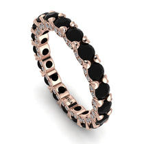 Glamorous Black Diamond Eternity Ring - Paige No. 8 image 1