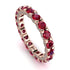 Glamorous Ruby Eternity Ring - Paige No. 11