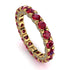 Glamorous Ruby Eternity Ring - Paige No. 10
