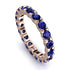 Glamorous Sapphire Eternity Ring - Paige No. 14