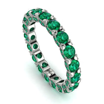 Glamorous Emerald Eternity Ring - Paige No. 21 image 1