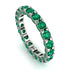 Glamorous Emerald Eternity Ring - Paige No. 21