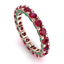 Glamorous Ruby Eternity Ring - Paige No. 26 image 1
