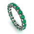 Glamorous Emerald Eternity Ring - Paige No. 36 image 1