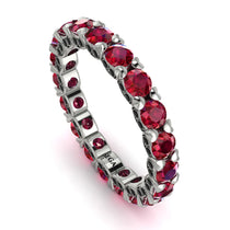 Glamorous Ruby Eternity Ring - Paige No. 42 image 1