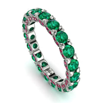 Glamorous Emerald Eternity Ring - Paige No. 51 image 1