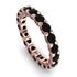 Glamorous Black Diamond Eternity Ring - Paige No. 53 image 1