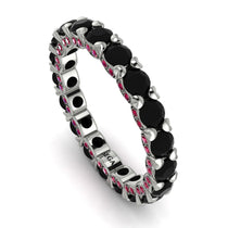 Glamorous Black Diamond Eternity Ring - Paige No. 54 image 1