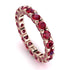 Glamorous Ruby Eternity Ring - Paige No. 56