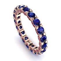 Glamorous Sapphire Eternity Ring - Paige No. 59 image 1