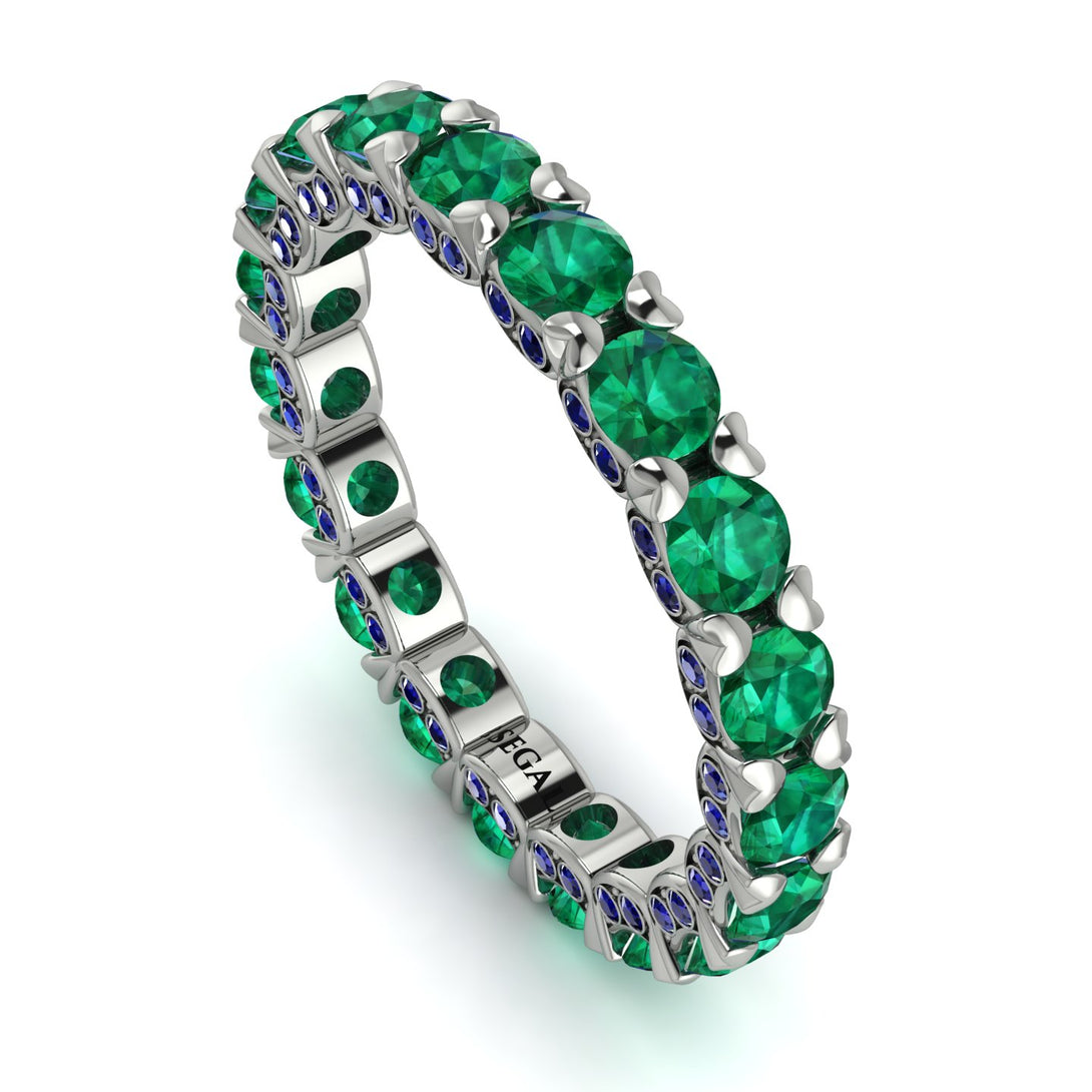 Glamorous Emerald Eternity Ring - Paige No. 66