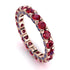Glamorous Ruby Eternity Ring - Paige No. 71 image 1