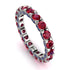 Glamorous Ruby Eternity Ring - Paige No. 72