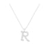 R - Letter Name Necklace Initial Necklace