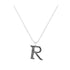 R - Letter Name Necklace Initial Necklace
