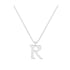 R - Letter Name Necklace Initial Necklace
