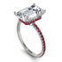 Hidden Halo Emerald Cut Diamond Engagement Ring - Melodi No. 48