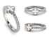 Elegant Enamel Clover Diamond Ring - Clover No. 3 image 1