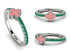 Elegant Enamel Clover Emerald Ring - Clover No. 6 image 6