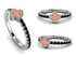 Elegant Enamel Clover Black Diamond Ring - Clover No. 9