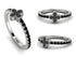 Elegant Enamel Clover Black Diamond Ring - Clover No. 9