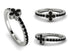 Elegant Enamel Clover Black Diamond Ring - Clover No. 9 image 13
