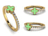 Elegant Enamel Clover Diamond Ring - Clover No. 1 image 5