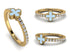 Elegant Enamel Clover Diamond Ring - Clover No. 1 image 9
