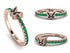 Elegant Enamel Butterfly Emerald Ring - Butterfly No. 5 image 7