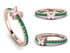 Elegant Enamel Butterfly Emerald Ring - Butterfly No. 5 image 9